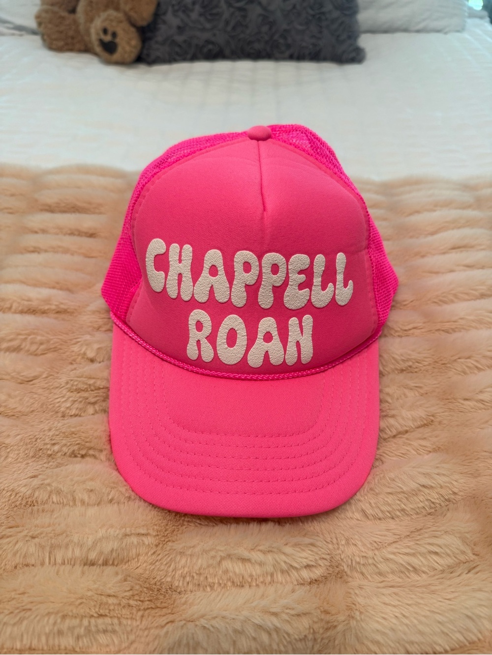 OTTO Hot Pink Trucker Hat with White Lettering